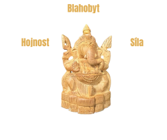 Ganesha (dřevěný)