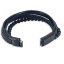 Pánský ochranný náramek - kožený vícevrstvý s korálky lávy (magnetické zapínání)