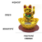 Zlatá mávající kočka Maneki Neko (15 Cm)