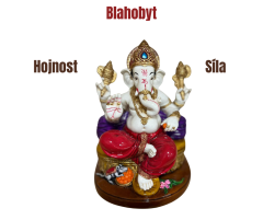 Ganesha (18 cm, barevný) pouze 1 kus