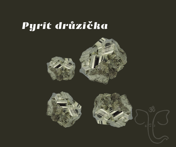 Kámen - Pyrit drůzička