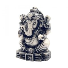 Ganesha - kámen - šedý (Srí Lanka, vel. M, 7 cm)