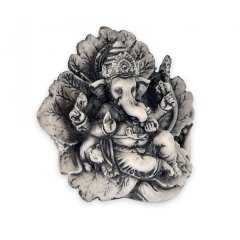 Ganesha - lotosový květ (šedý vel. 8,5 cm)