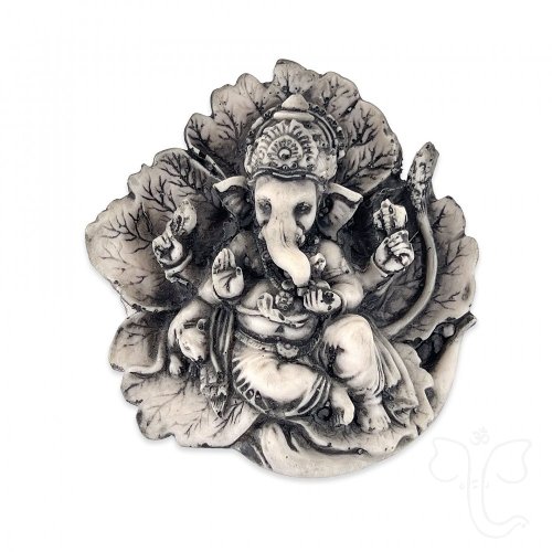 Ganesha - lotosový květ (šedý vel. 8,5 cm)