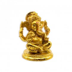 Ganesha zlatý ze Srí Lanky ve velikosti M