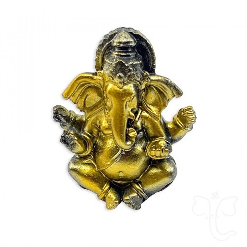 Ganesha - zlatočerný (Srí Lanka, vel. 8,5 cm)
