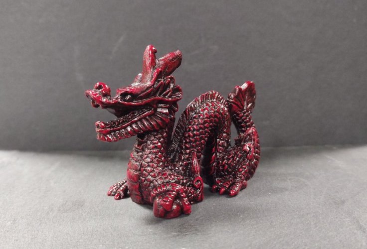 Drak Feng-Shui červený (14 cm)