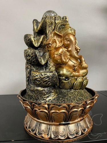 Ganesha (fontána, zlato-černá)