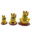 Zlatá mávající kočka Maneki Neko (9 cm)