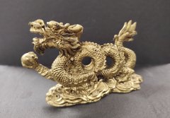 Drak Feng-Shui (zlatý - 9cm)
