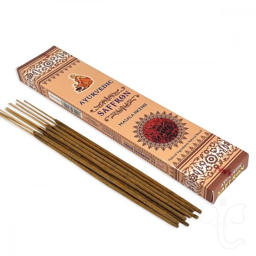 Ayurvedic vonné tyčinky 12 ks - Safron
