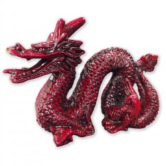 Drak Feng-Shui červený (14 cm)