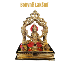 Bohyně Lakšmí (zlatá, 11,5 cm)