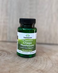 Swanson Chaga Mushroom kapsle pro antioxidantní podporu