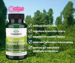 Swanson Kudzu Root - Přírodní pomocník při obnově rovnováhy a vitality