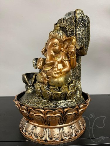 Ganesha (fontána, zlato-černá)