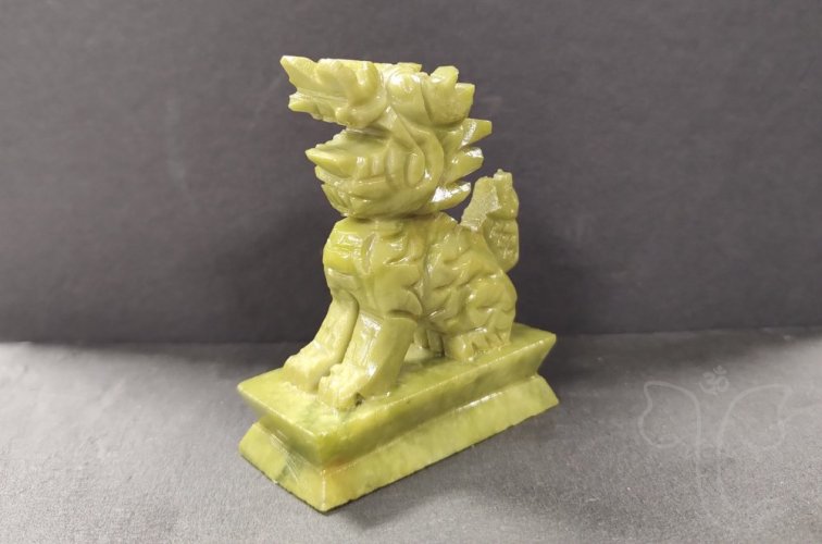 Drak Feng-Shui (zelený - 10 cm)