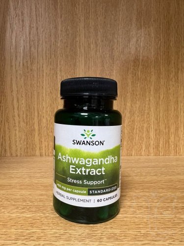 Swanson Ashwagandha Extract (60 kapslí)