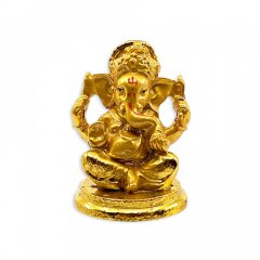 Ganesha zlatý ze Srí Lanky ve velikosti M (8,5 cm)