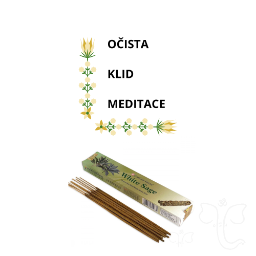 Garden Fresh vonné tyčinky 12 ks - Bílá šalvěj