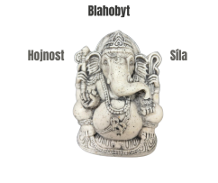 Ganesha (kamenný) pouze 1 kus