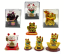 Bílá mávající kočka MANEKI NEKO (6 cm)