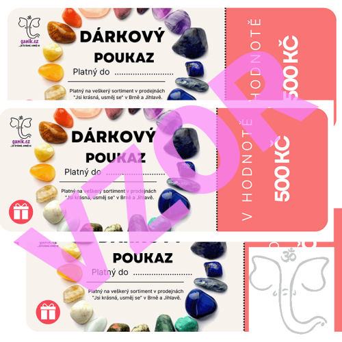 Dárkový poukaz - Hodnota: 500