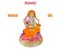 Ganesha (14,5 cm, barevný)