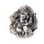 Ganesha - lotosový květ (šedý vel. 8,5 cm)