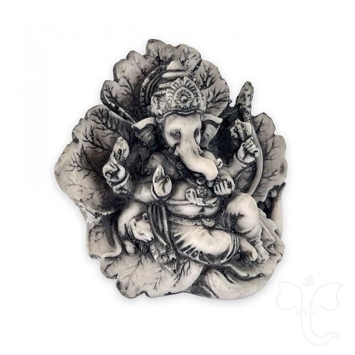 Ganesha - lotosový květ - šedý