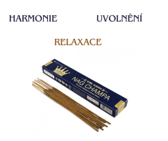Garden Fresh vonné tyčinky 12 ks - Nag Champa
