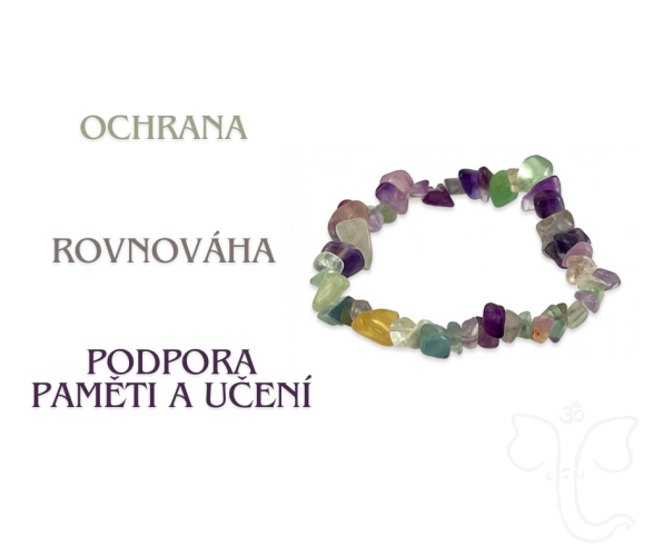 Ochranný náramek - Fluorit